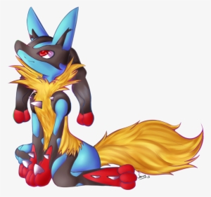 Mega Lucario By Aquadiamonds - Mega Lucario Female