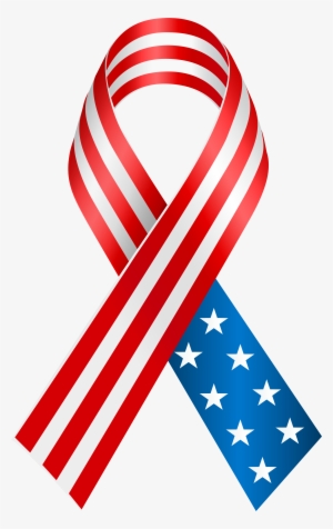 Usa Ribbon Png Clip Art Imageu200b Gallery Yopriceville - American Flag Ribbon