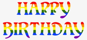 This Free Icons Png Design Of Happy Birthday Rainbow