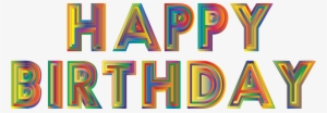 This Free Icons Png Design Of Happy Birthday Typography