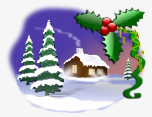 Free Christmas 001 Free Motorcycle Silhouette Vector - Christmas Scene Clipart