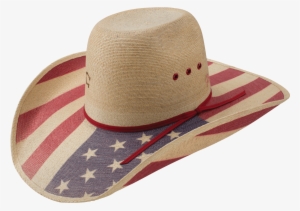 Cowboy Hat Png Image With Transparent Background - Charlie 1 Horse Freedom Straw Hat - American Flag