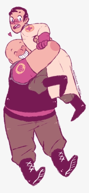 Explore Tf2 Funny, Team Fortress 2 Heavy, And More - Medic X Heavy