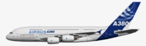 Flying Clipart Airbus - Airbus A380 With No Background
