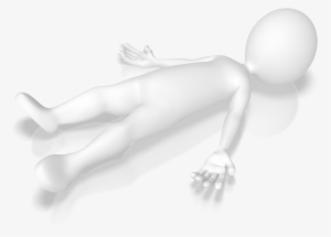 Lying Down Stick Figure