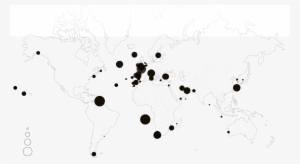Exxon - World Map White Outline