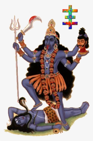 La Diosa Kali Baila Sobre Shiva - Kali Maa Polyresin Statues