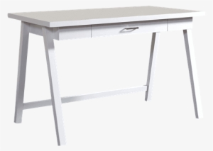 Langlor White Writing Desk - Brook Furniture Rental