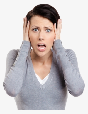 Stressed Woman - Transparent Stressed Woman Png