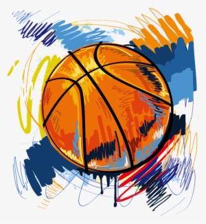 T-shirt Basketball Graffiti Illustration