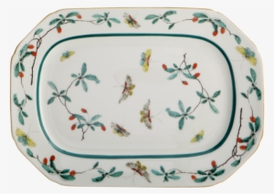 Mottahedeh Famille Verte Cookie Tray - Mottahedeh Famille Verte Cookie Tray Y1720