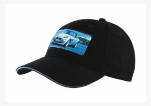 Sandwhich And Strap Cap - Brushed Heavy Cotton Low Profile Cap W/ Reflective