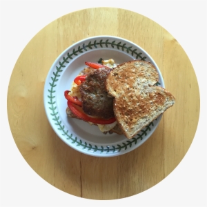 Breakfast Sausage Sandwich - Savory Oatmeal
