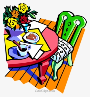 Food And Dining/dinner Table Royalty Free Vector Clip - Food