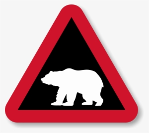 Zoom, Price, Buy - Polar Bear Road Sign