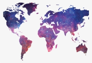 Galaxy Png Transparent Images - World Map