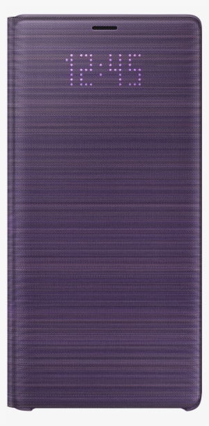 Samsung Galaxy Note 9 Led Wallet Cover Lavender Purple - Smartphone