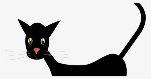 Cat Scratches Clipart - Black Cat