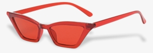 Bella - Red Sunglasses Cat Eye