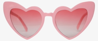 Pink Heart Shaped Sunglasses - Sunglasses