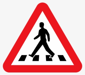 Clipart Zebra Cross Pencil And In Color - Zebra Crossing Sign Clip Art