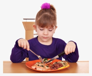 Eating Transparent Png - Girl Eating Dinner