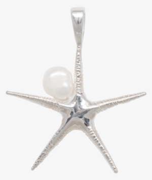 Starfish Pearl Necklace Charm - Body Jewelry