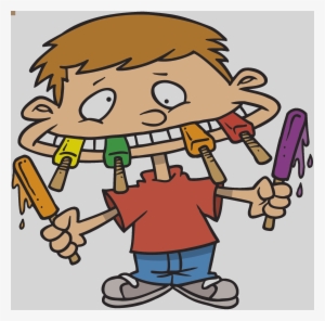 Eating Junk Food Clipart