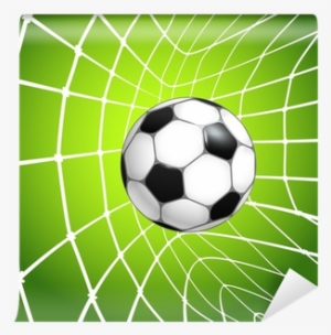 Football Ball In A Net - Football