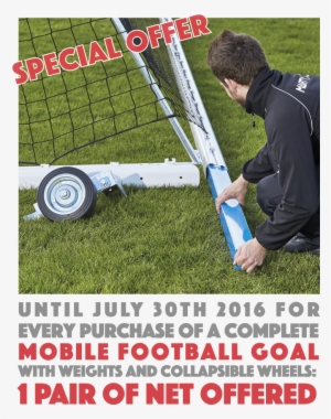 Football Mobile Goals - Roue Pour But Amovible