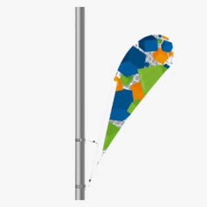 Bowflag® Drop Pole Banner - Street