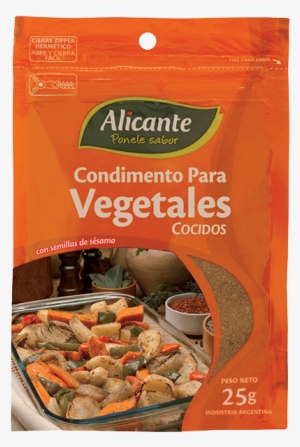 Condimento Para Vegetales Cocidos - Alicante Condimento Para Pizza 25g 5 Pack