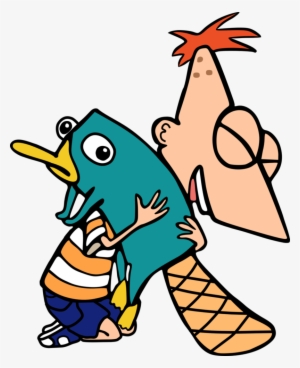 Phineas Hugs Perry Hd By Jaycasey-d5d01lp - Imagenes De Phineas Y Perry