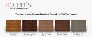 Our Accents Woodtones Garage Doors Are Meticulously - Chocolate Bar