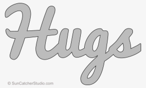 Hugs Pattern - Hugs Word Art