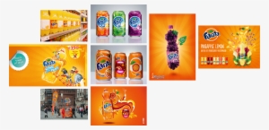 Fanta Maakt Veel Gebruik Van Illustratieve Lay-outs - Fanta