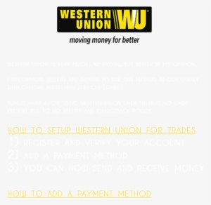 Guide How To Use Western Union - Western Union
