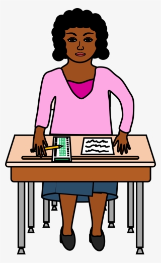 Taking A Standardized Test In Purple Image Free - Standardize Clip Art