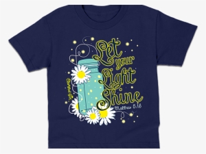 Kids T-shirt Lightning Bug - Let Your Light Shine Art Mason Jar