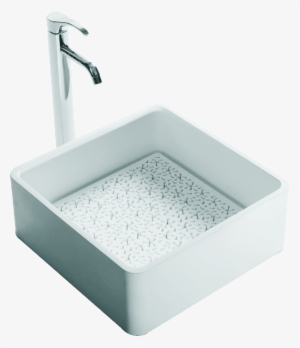 Milano Square Basin - Interior Gallery Yl1087 Mozart Vessel Sink Solid Surface