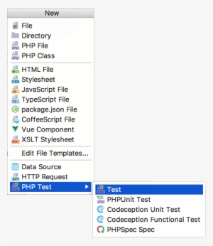 New Test Menu - Blog