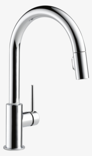 Download Image - Delta 9159-dst Trinsic Pull-down Kitchen Faucet - Chrome