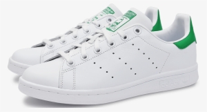 Adidas Originals Stan Smith White/green Sneakers - Stan Smith Shoes Png