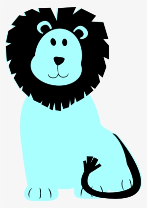 Blue Lion Svg Clip Arts 420 X 594 Px