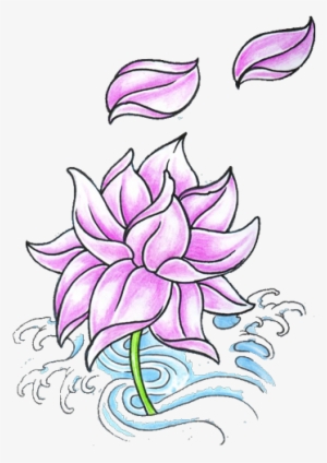 Stencil Flowers - Google Search - Tattoo Flash Japanese Lotus