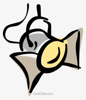 Spotlight Royalty Free Vector Clip Art Illustration - Spotlight Clipart