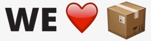 We Love Parcels Pos Png - Paket-kasten - Emoji Getränkeuntersetzer