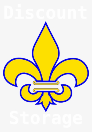 Fleur De Lis Gold With White Clip Art - Flor De Lis Png