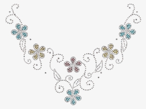 S4998topaz- Topaz Fleur De Lis, Designer Looks, Symbols, - Scoop Neck