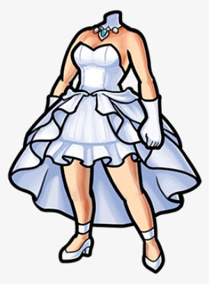 Gear-white Wedding Dress Render - Wedding Dress